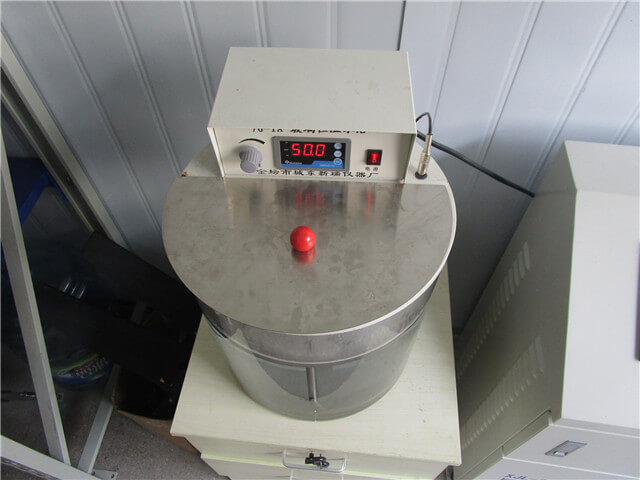 Tester a bagno d'acqua a temperatura costante in vetro